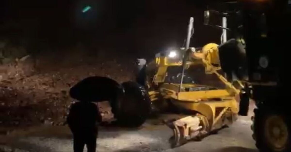 Marmaris’te sağanak heyelana neden oldu